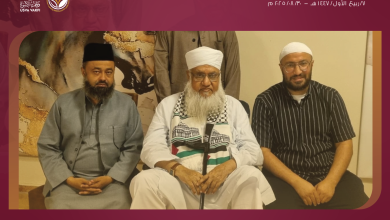 زيارة فضيلة الشيخ خليل الرحمن سجاد النعماني الندوي في مقر إقامته
